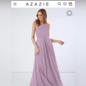 Azazie Ginger Bridesmaid dress in Wisteria